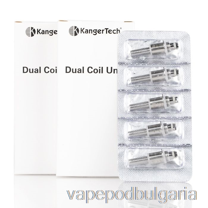 Vape 10000 Дръпки Kanger Dual Unit Replacement Coils 0.8ohm Coils